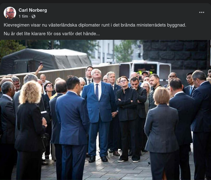 Ukrainsk Sightseeing För Västdiplomater