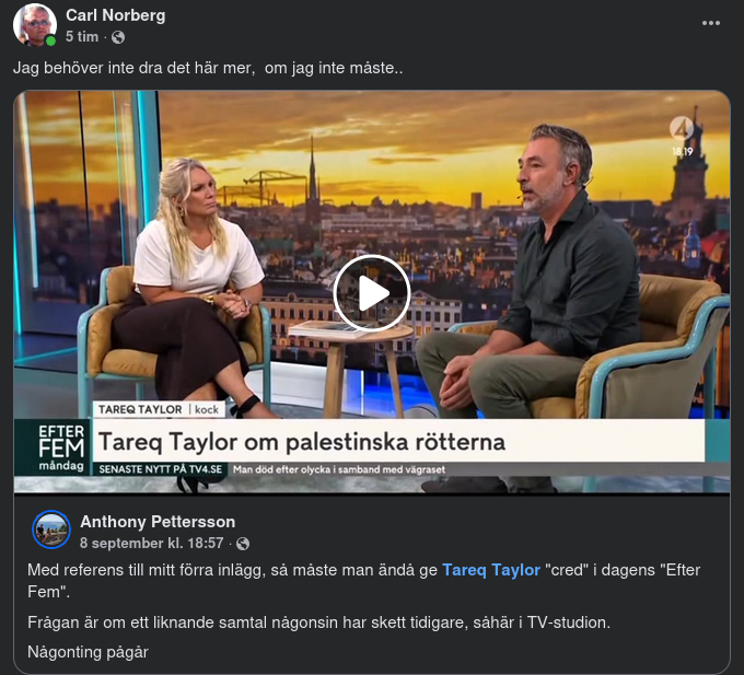 Religion & Politik Med Taylor Tareq I TV-Studion