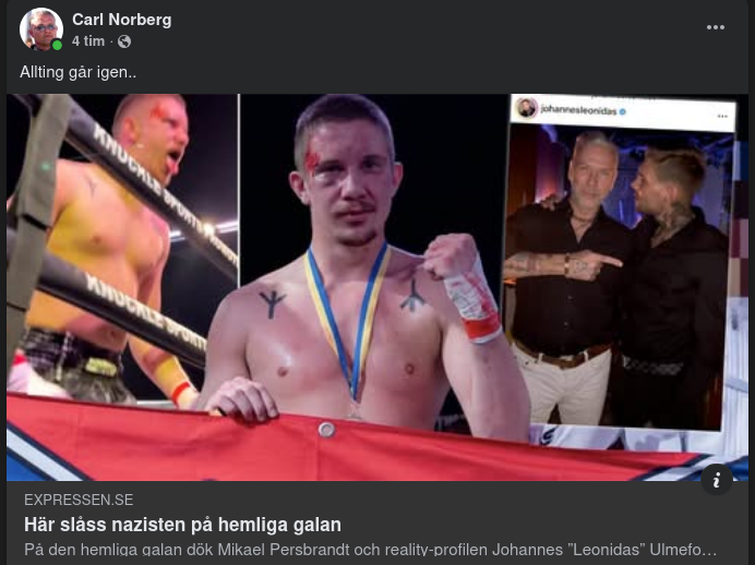 Nazist Slogs På Hemlig Gala