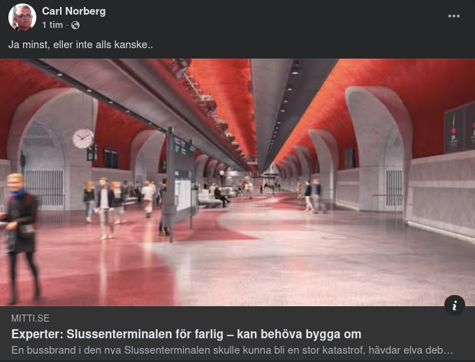 Slussenterminalen För Farlig..