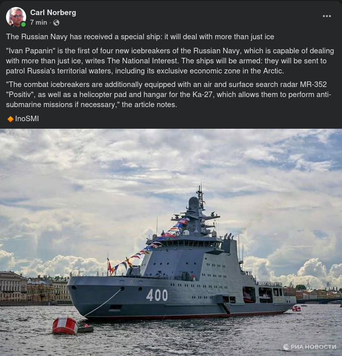 Slagfärdiga Ryska Isbrytare