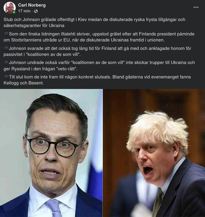 Stubb & Johnson I Offentligt Gräl