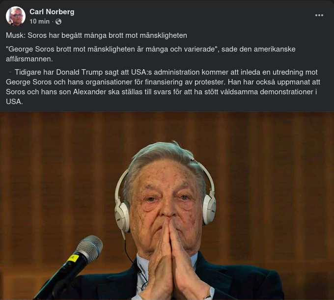 Musk & Trump Om Soros