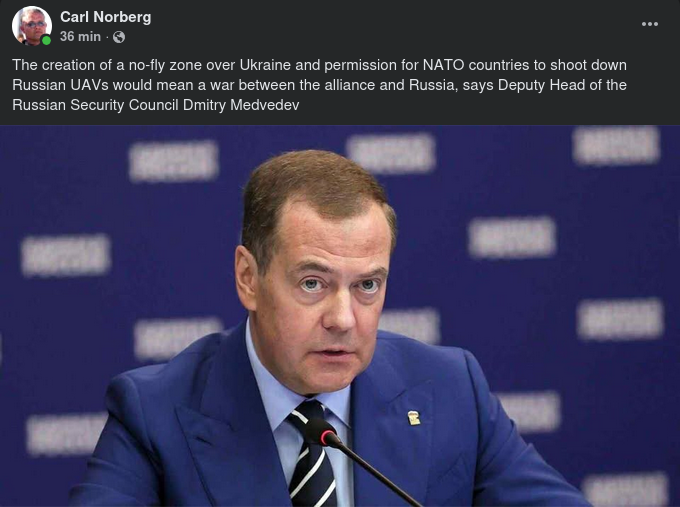 Ukrainsk No-Fly Zone Ratad