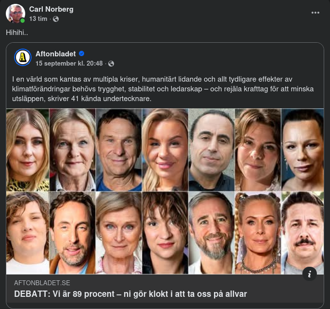 41 Kända Undertecknare I Aftonslasket..