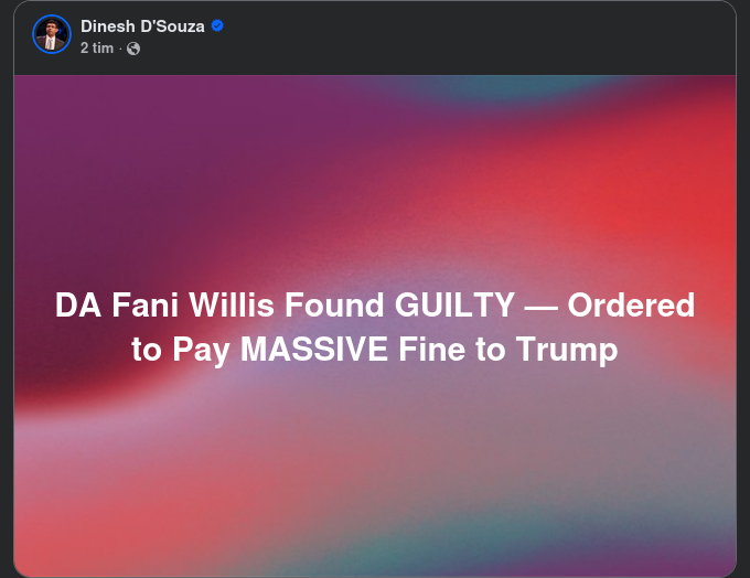 Fani Willis Funnen Skyldig