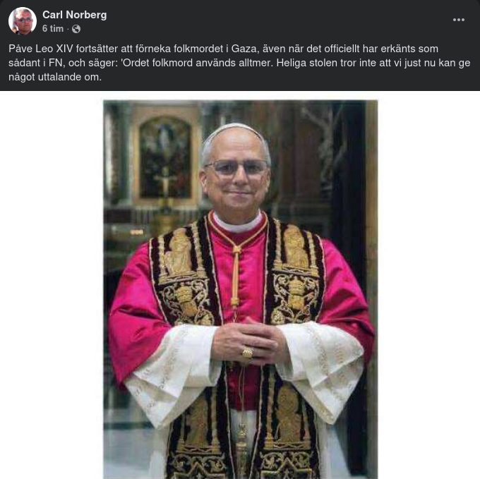 Inget Folkmord Från Påvestolen