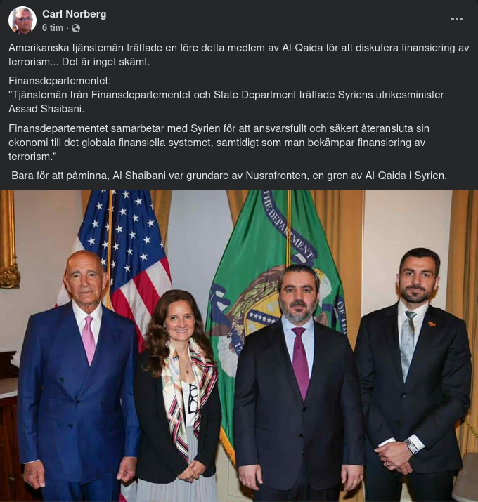 Från Al-Qaida Till Amerikanskt Finansieringsmöte