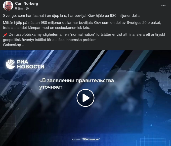 Svensk Ukrainafinansiering