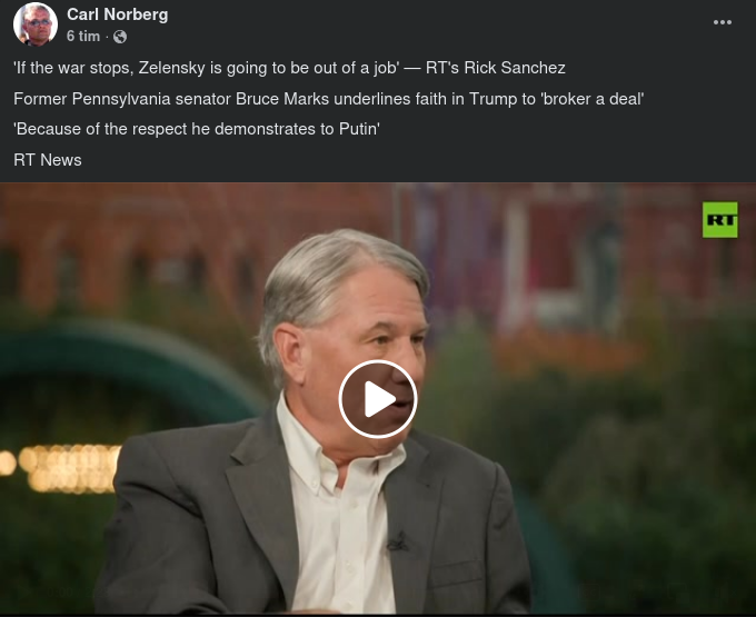 Fred Gör Zelensky Arbetslös