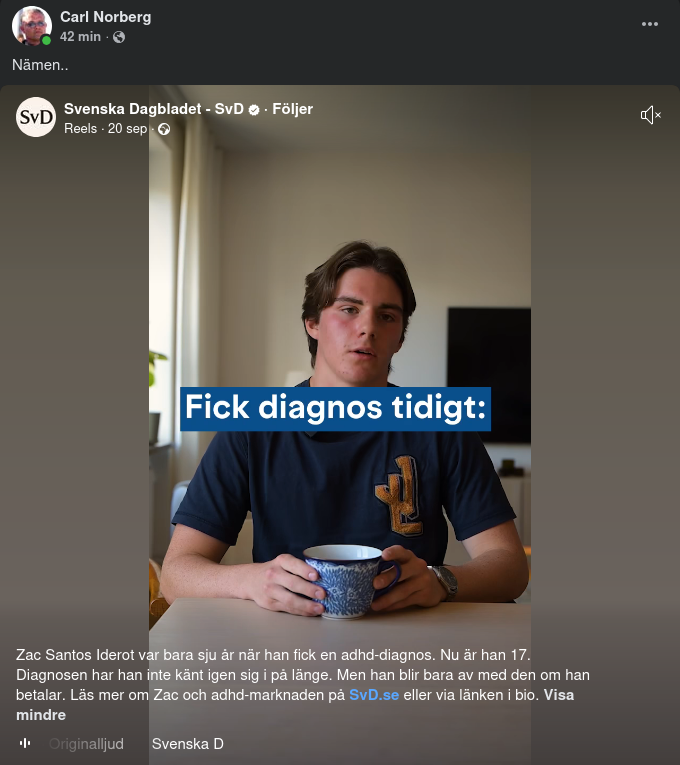 Betala För Att Slippa ADHD-Diagnos..