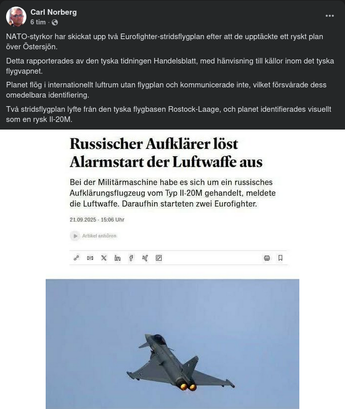 I Det Europeiska Luftrummet..