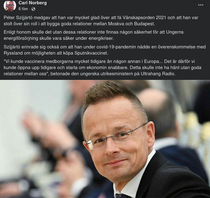 Glad Péter Szijjártó