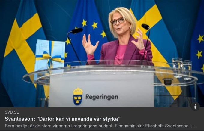 Raljerande AI Klargör Svantessons Budget För De Saktfärdiga