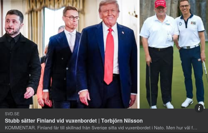 Finland vid Vuxenbordet I SvD