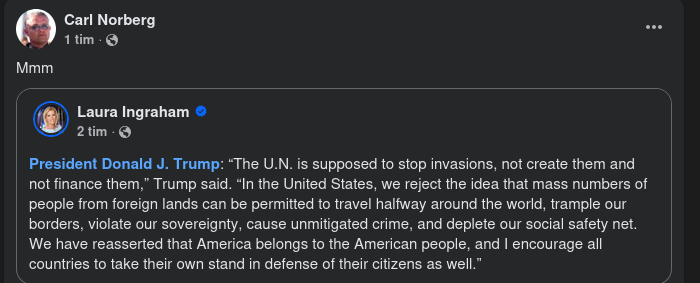 Trump Om FN Relativt USA I Immigrantfrågor