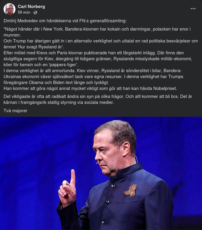 Medvedev Om FN-Händelser