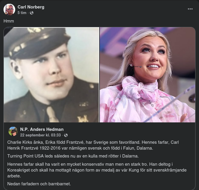 Carl Henrik Frantzvé - Erikas Farfar