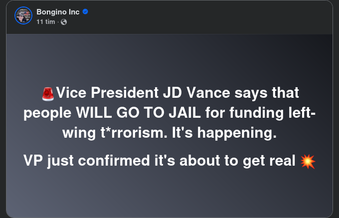 Fängelse Säger JD Vance