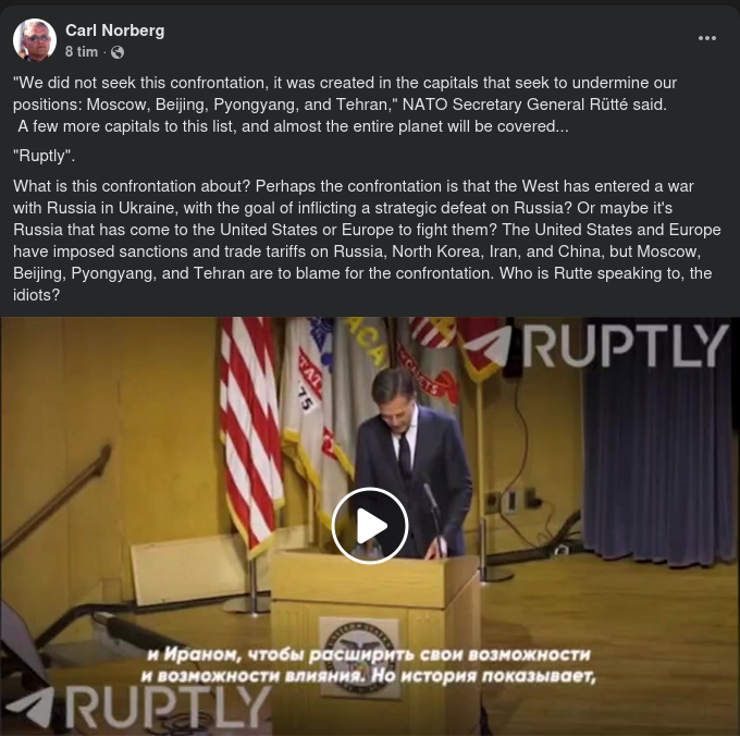 Rutte Talar Till Idioterna