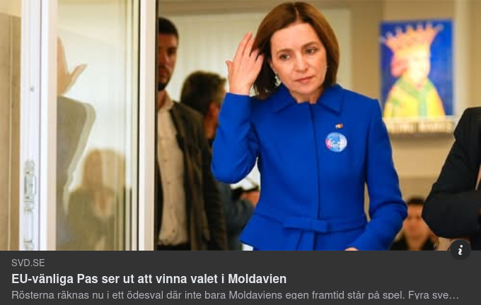 Moldaviskt Ödesval I SvD