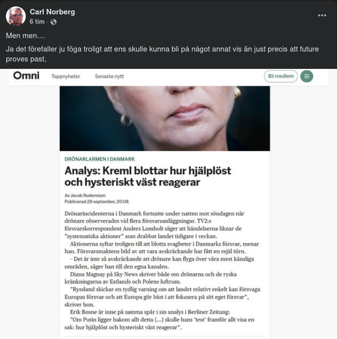 Kreml Blottar Väst Som Hjälplöst & Hysteriskt