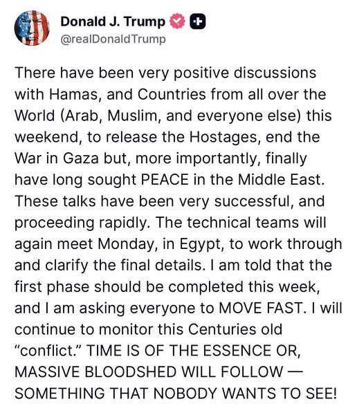 Trump Om Mellanöstern