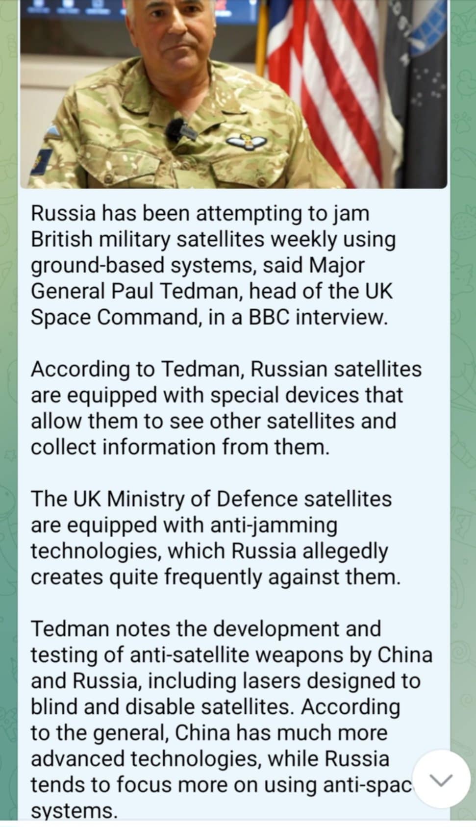 Tjuvlyssnande Satelliter