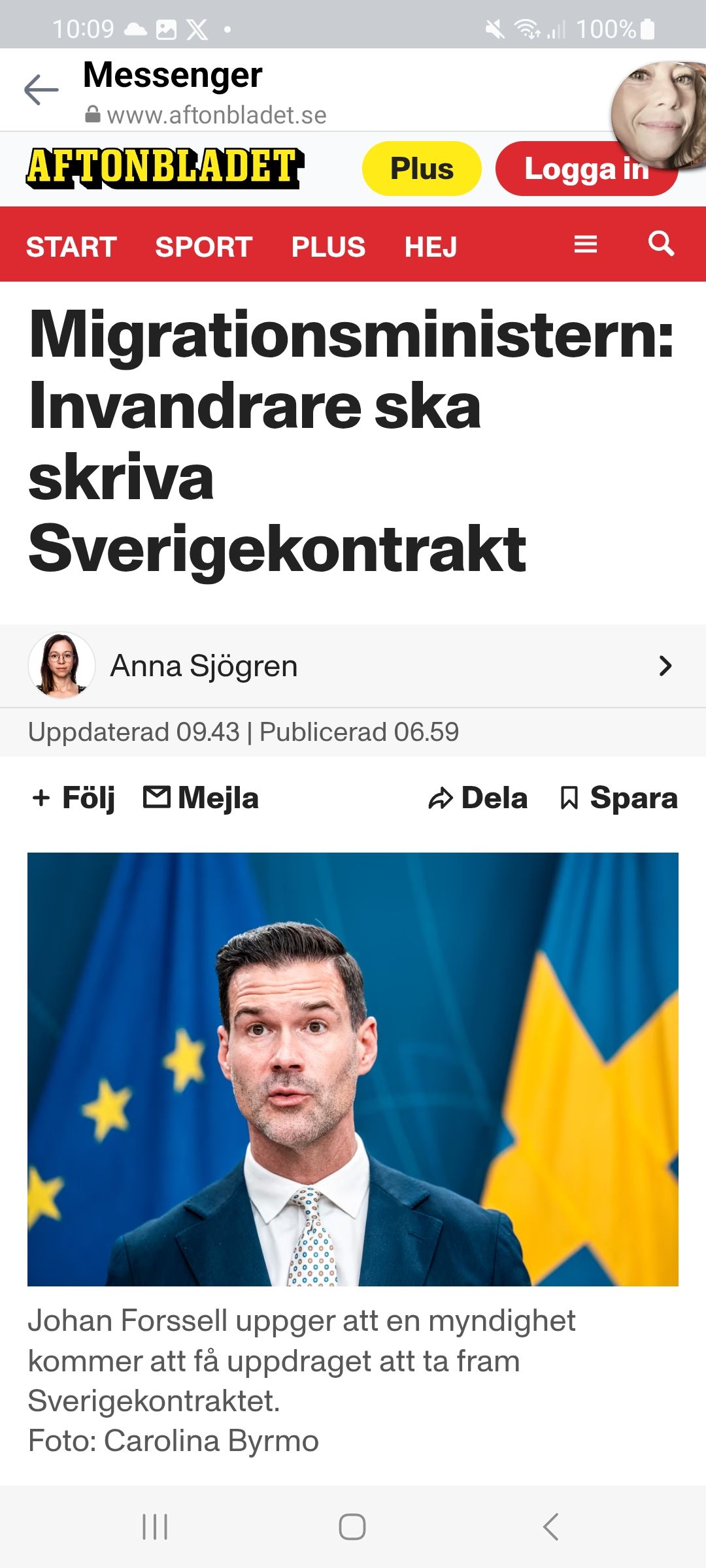 Sverigekontrakt För Invandrare