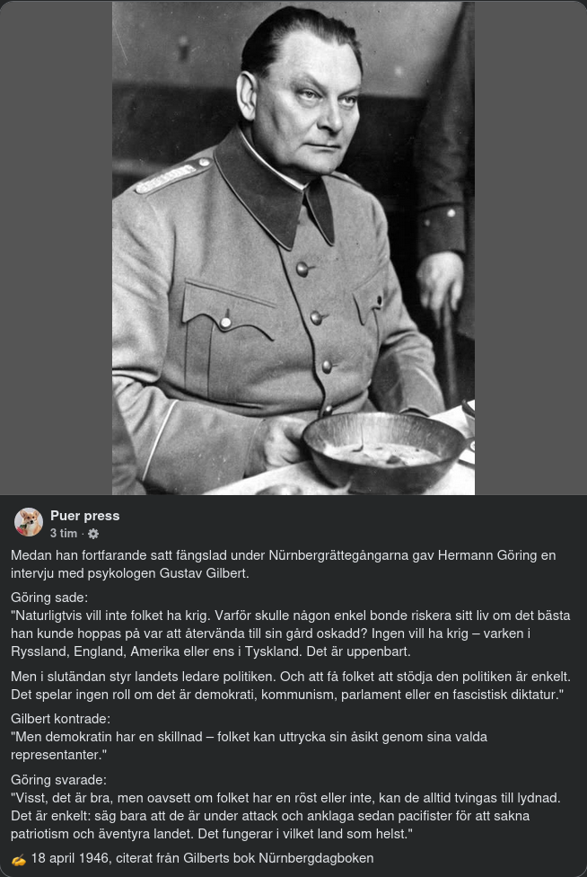 Citerad Göring