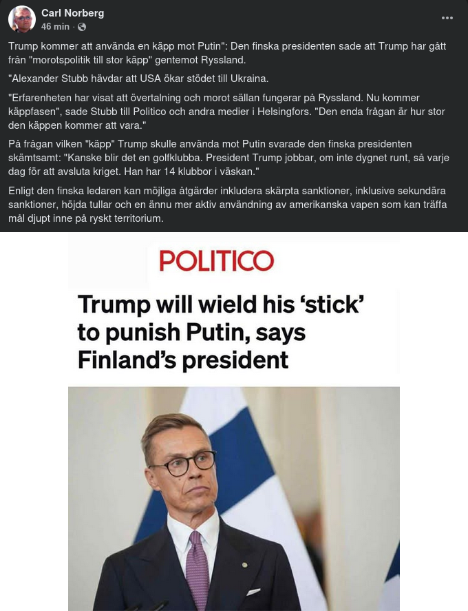Stubb & Trumps Käpp..