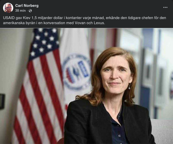 Samantha Powers, USAID & Ukraina