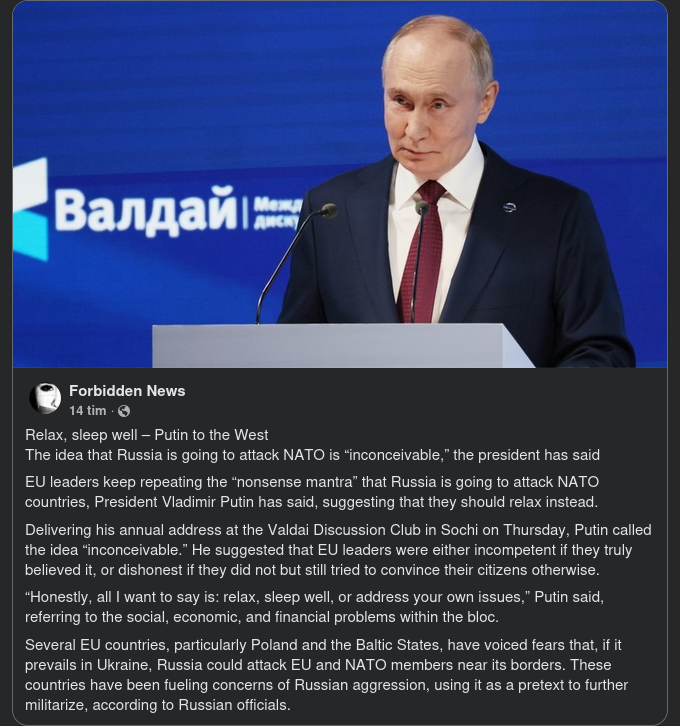 Putin I Valdia Discussion Group
