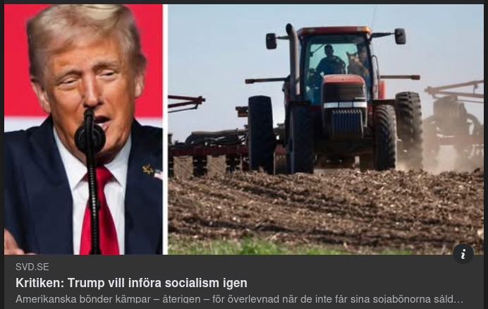 AI Med Sojabönsdrama I SvD