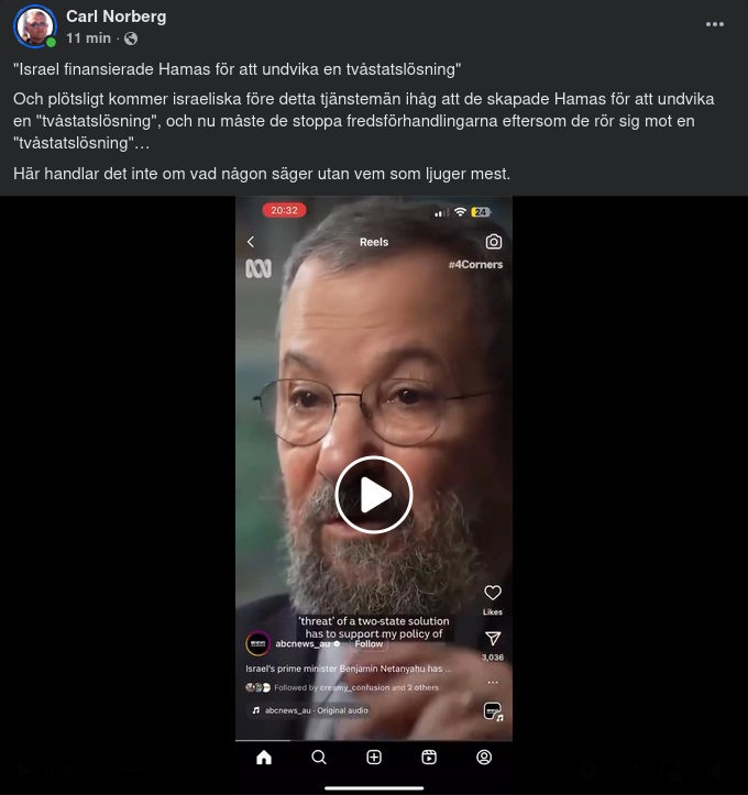 Israel & Tvåstatslösningen