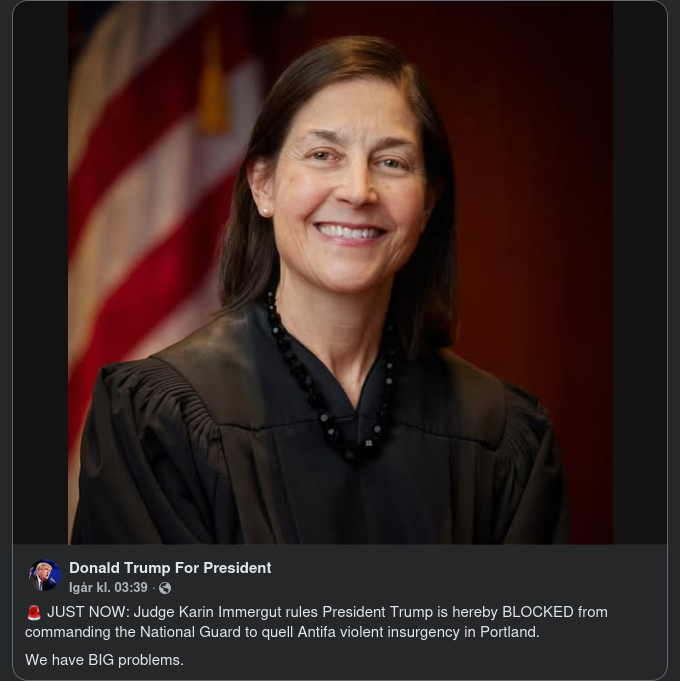 Domarblockerad Överbefälhavare