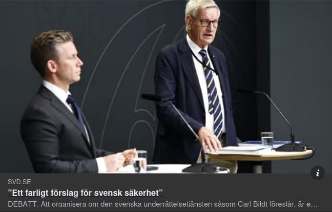 AI Om Wiktorin & Bildts Reformförslag I SvD