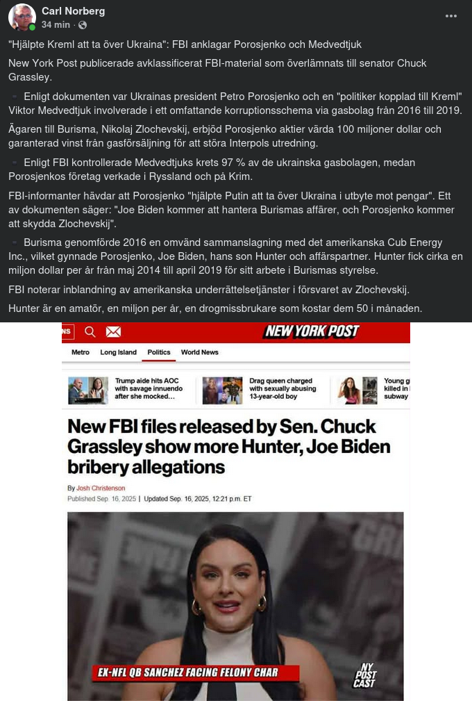 "Hjälpte Kreml Ta Över Ukraina": FBI Anklagar Porosjenko & Medvedtjuk