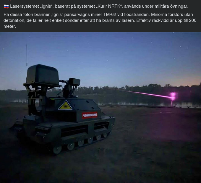 Ignis - Minförstörande Lasersystem