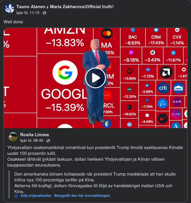 Handelskrigskonsekvenser