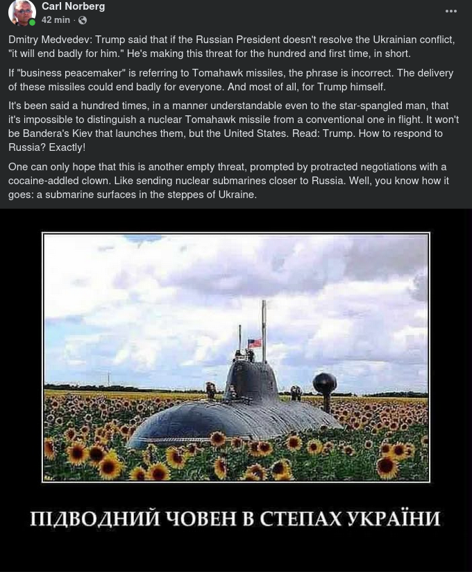 Medvedev Om Tomahawkleverans