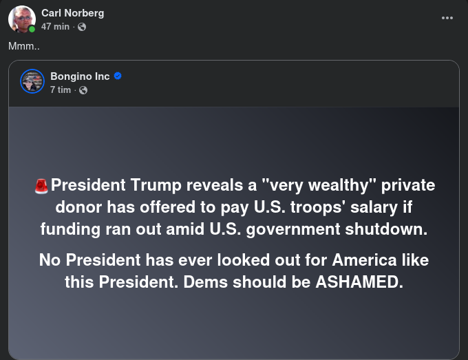 Privatfinansierad Amerikansk Militär?..