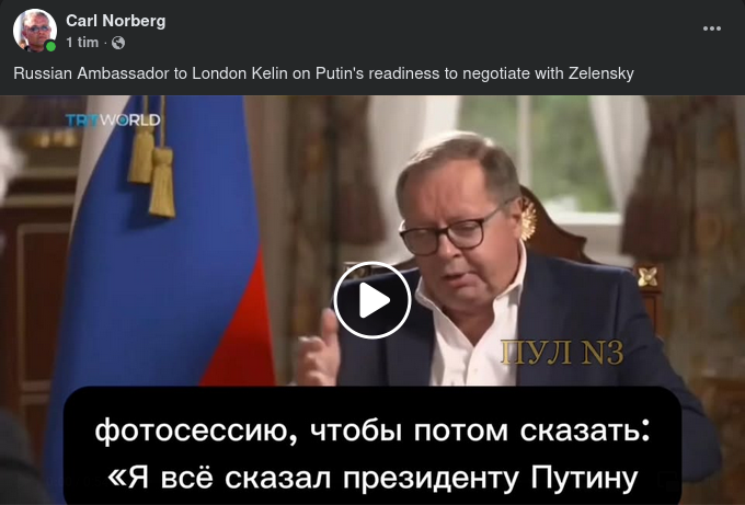 Rysslands Ambassadör I London