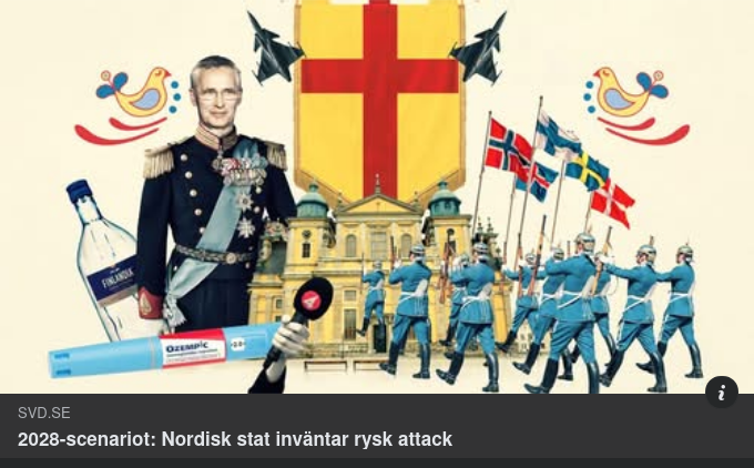 Nordisk Förbundsstat Mot Ryskt Hot I SvD