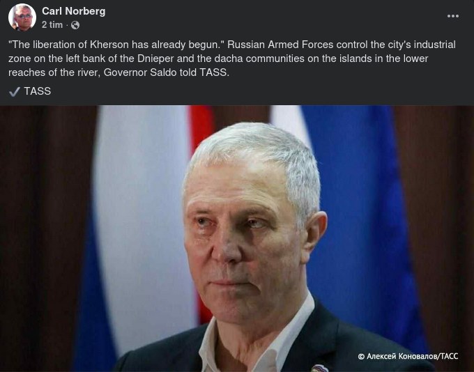Befrielsen Av  Kherson Påbörjad