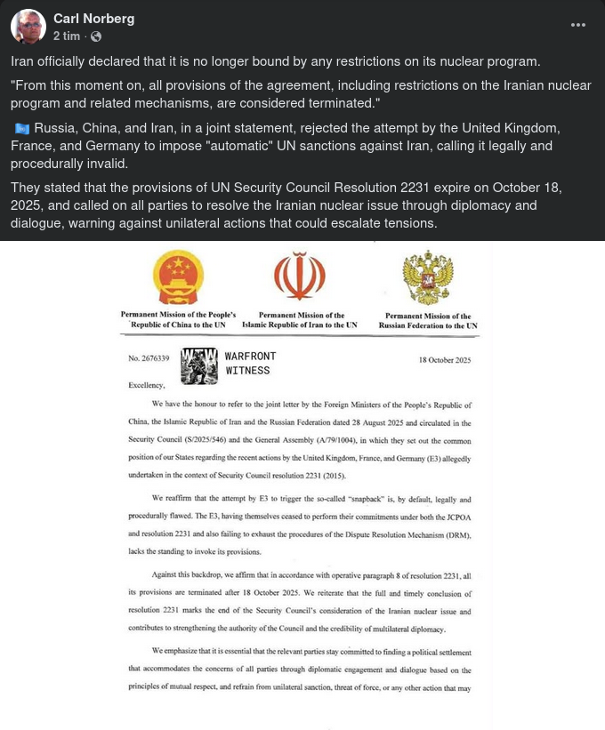 Iran Utan Kärnkraftsrestriktioner