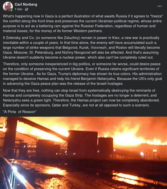 Så Som I Gaza, Så Och I Ukraina..