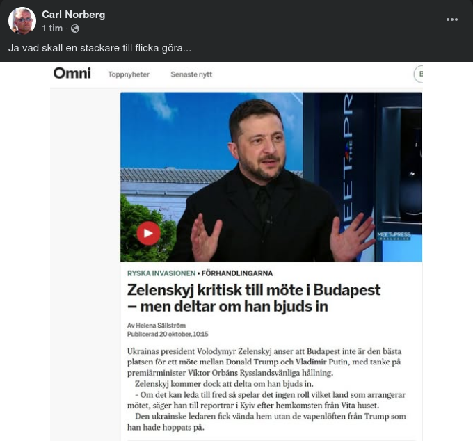 Möteskritisk & Mötessugen Zelensky