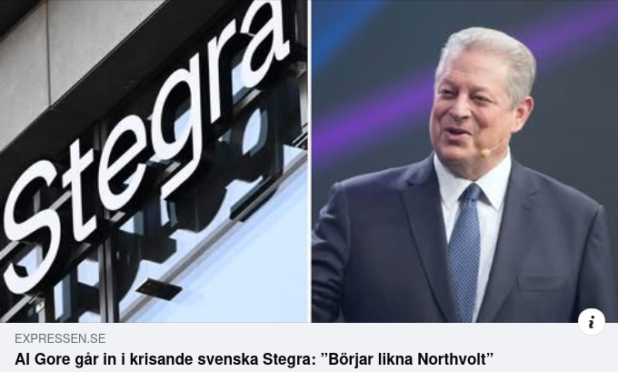 Al Gore Går In I Stegra