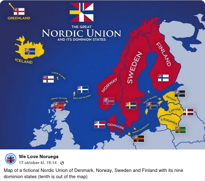 Nordisk Unionskarta..